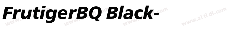 FrutigerBQ Black字体转换 FrutigerBQ Black字体转换